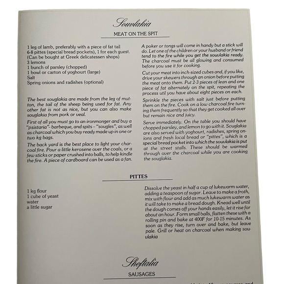 Kopiaste Authentic & Traditional Cookbook On Cyprus Food By Amaranth Sitas 1989 - Picture 9 of 13